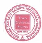 Trademark Toko Gunung Agung Pertama dan Satu-Satunya Terlengkap Di Indonesia Sejak 1953