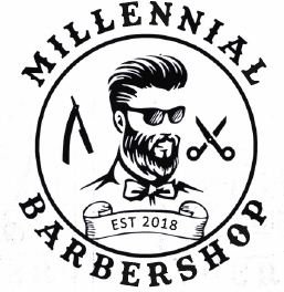 Trademark MILLENNIAL BARBERSHOP EST 2018 + LOGO