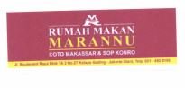 Trademark Rumah Makan Marannu (RM Marannu)