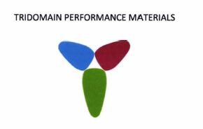 Trademark TRIDOMAIN PERFORMANCE MATERIALS + Logo