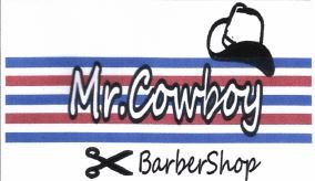 Trademark MR. COWBOY BARBERSHOP + LUKISAN