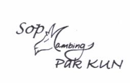 Trademark SOP KAMBING PAK KU N + LOGO