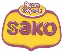 Trademark Ayam Geprek SAKO + Logo