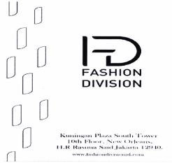 Trademark FASHION DIVISION + LOGO