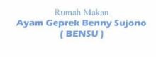 Trademark Rumah Makan Ayam Geprek Benny Sujono ( Bensu )