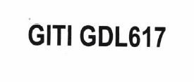 Trademark GITI GDL617