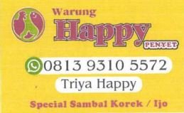 Trademark WARUNG HAPPY penyet + Logo