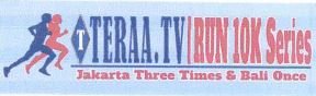 Trademark TERAA.TV RUN 10K SERIES, Jakarta Three Time & Bali Once dan logo