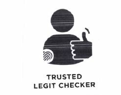 Trademark TRUSTED LEGIT CHECKER + LUKISAN