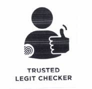 Trademark TRUSTED LEGIT CHECKER + LUKISAN