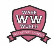 Trademark Wash World Laundromat + Logo