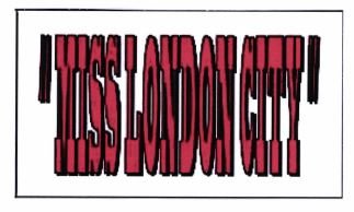 Trademark "MISS LONDON CITY"