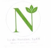 Trademark LOGO N + lukisan 3 helai Daun, dan kata by dr. Nenden, SpKK, BEAUTY AND WELLNESS