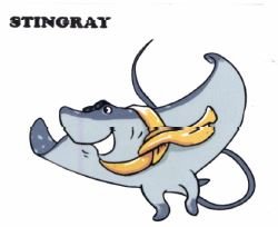 Trademark STINGRAY + LOGO