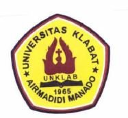 Trademark UNIVERSITAS KLABAT AIRMADIDI MANADO + LOGO