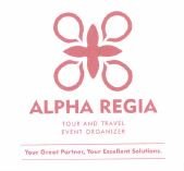 Trademark ALPHA REGIA + LOGO TOUR AND TRAVEL, EVENT ORGANIZER dan Semboyan Your Great Partner, Your Excellent Solutions