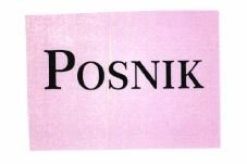 Trademark POSNIK