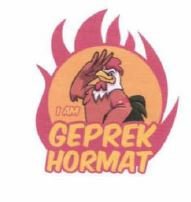 Trademark I AM GEPREK HORMAT + LUKISAN