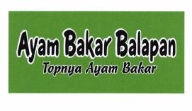 Trademark Ayam Bakar Balapan Topnya Ayam Bakar