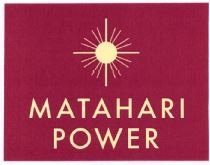 Trademark MATAHARI POWER + Logo