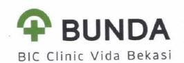 Trademark BUNDA BIC Clinic Vida Bekasi + Logo