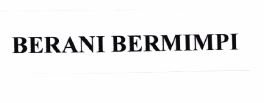 Trademark BERANI BERMIMPI