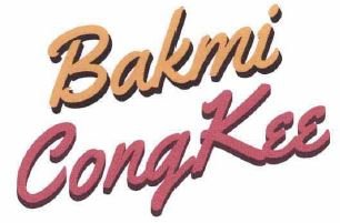 Trademark BAKMI CONGKEE