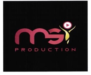 Trademark MSI PRODUCTION + LOGO