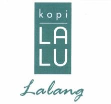 Trademark kopi LALU Lalang