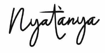 Trademark NYATANYA + Logo