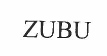 Trademark ZUBU