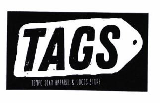 Trademark TAGS, TEMPO SCAN APPAREL & GOODS STORE + Logo