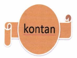 Trademark KONTAN + Logo