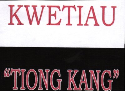 Trademark KWETIAU "TIONG KANG"