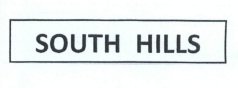 Trademark SOUTH HILLS