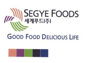 Trademark SEGYE FOODS GOOD FOOD DELICIOUS LIFE + HURUF KANJI + LOGO