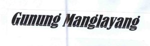 Trademark Gunung Manglayang