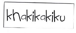 Trademark KHAKIKAKIKU