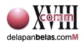 Trademark XVIIICOMM DELAPANBELAS.COMM + LOGO