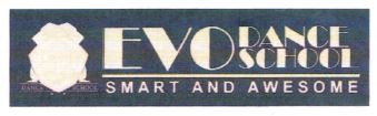 Trademark EVO DANCE SCHOOL + LOGO