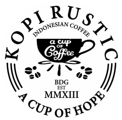 Trademark KOPI RUSTIC Indonesian coffee Bdg Est MMXIII A Cup Of Hope