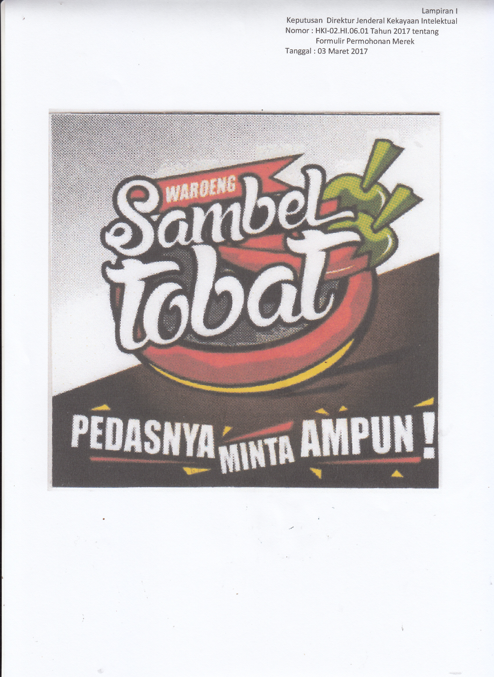 Trademark SAMBEL TOBAT