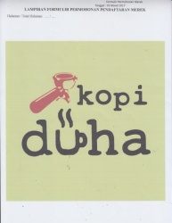 Trademark KOPI DUHA + Lukisan