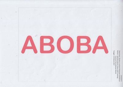 Trademark ABOBA