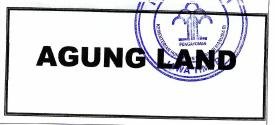 Trademark AGUNG LAND