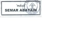 Trademark 'MBAH' SEMAR ABATAIN