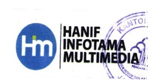 Trademark HANIF INFOTAMA MULTIMEDIA + LOGO HIM