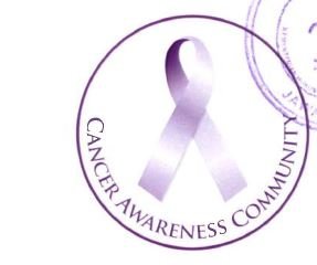 Trademark CANCER AWARENESS COMMUNITY + LOGO