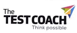 Trademark THE TEST COACH THINK POSSIBLE + LOGO