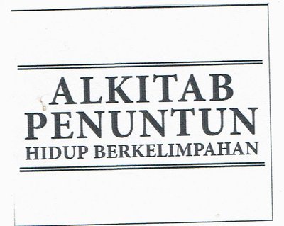 Trademark ALKITAB PENUNTUN HIDUPBERKELIMPAHAN